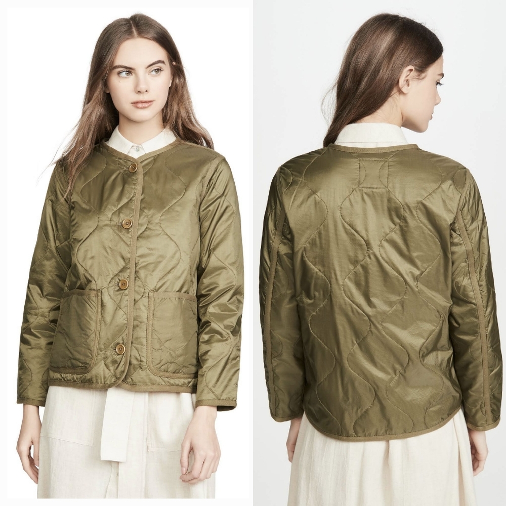 Madewell Military Style Quilted Jacket